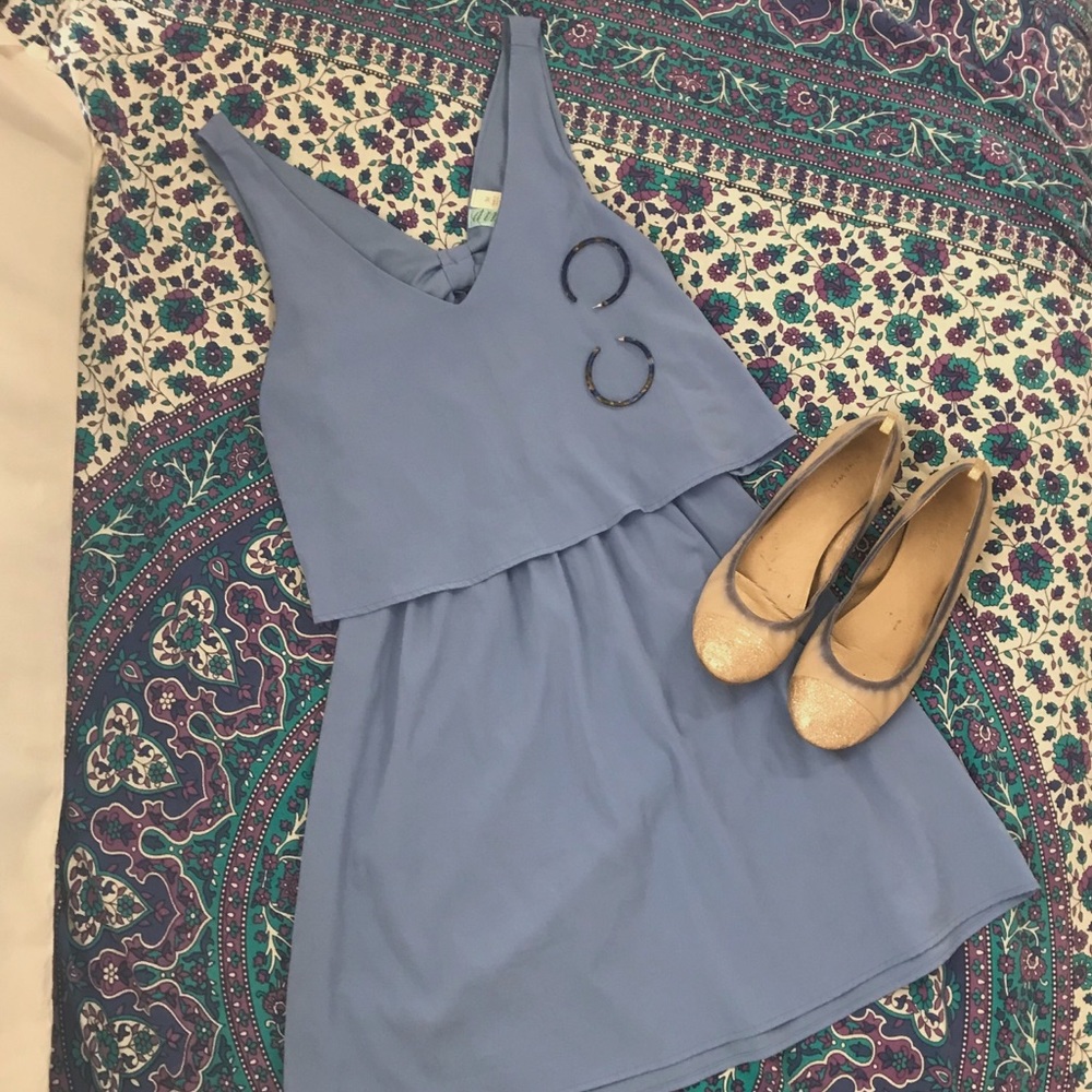 Light blue summer dress size M